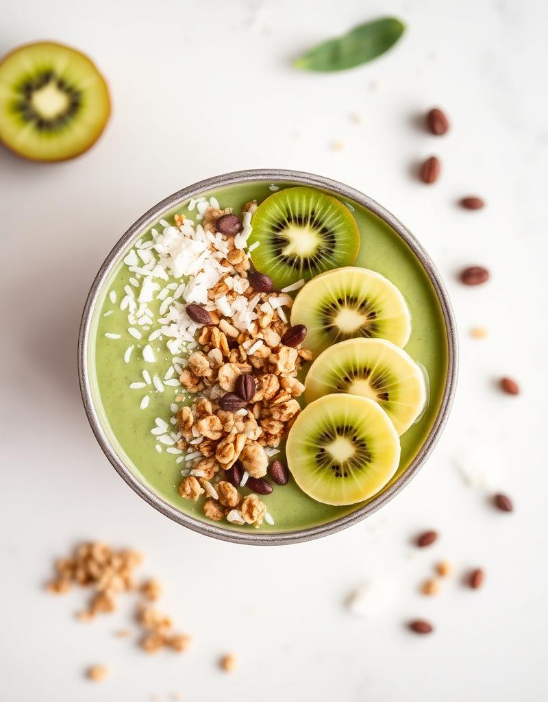 Zielone smoothie bowl
